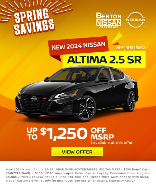 New 2024 Nissan Altima 2.5 SR